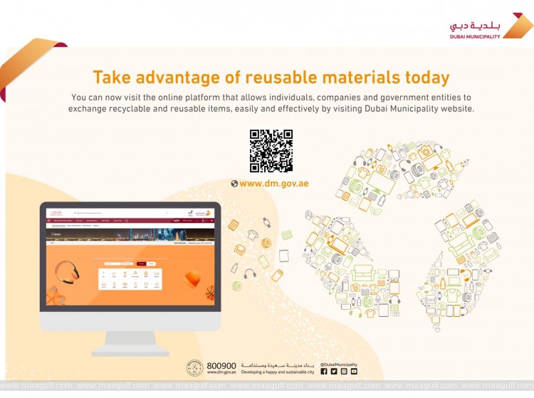 Dubai Municipality launches electronic platform for exchange of recyclable or reusable materials